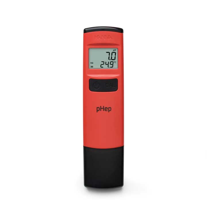 pHmetro de bolso pHep com sensor de temperatura HI98107 / Hanna Instruments