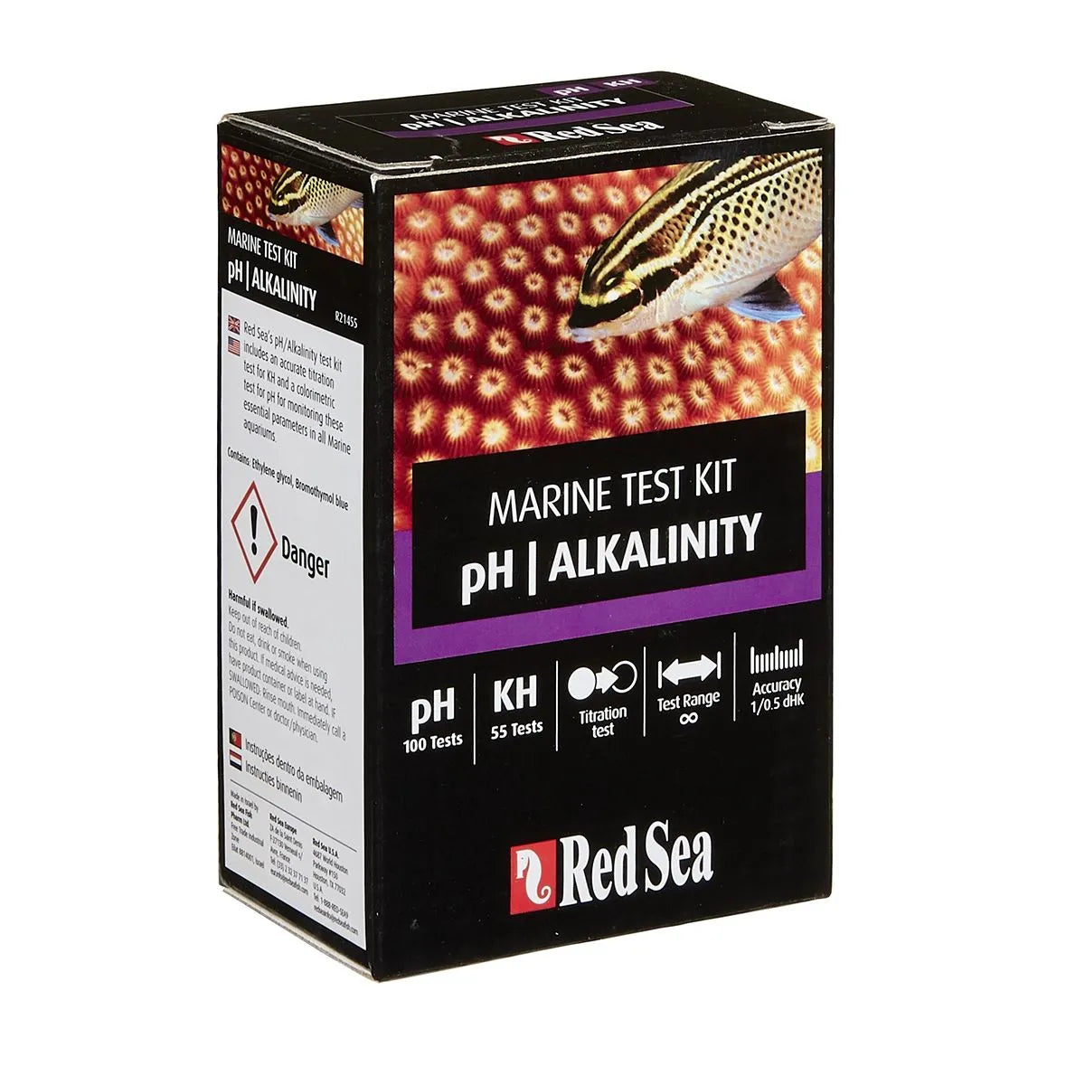 pH/Alkalinity Test Kit (100 - 55 testes) / Red Sea