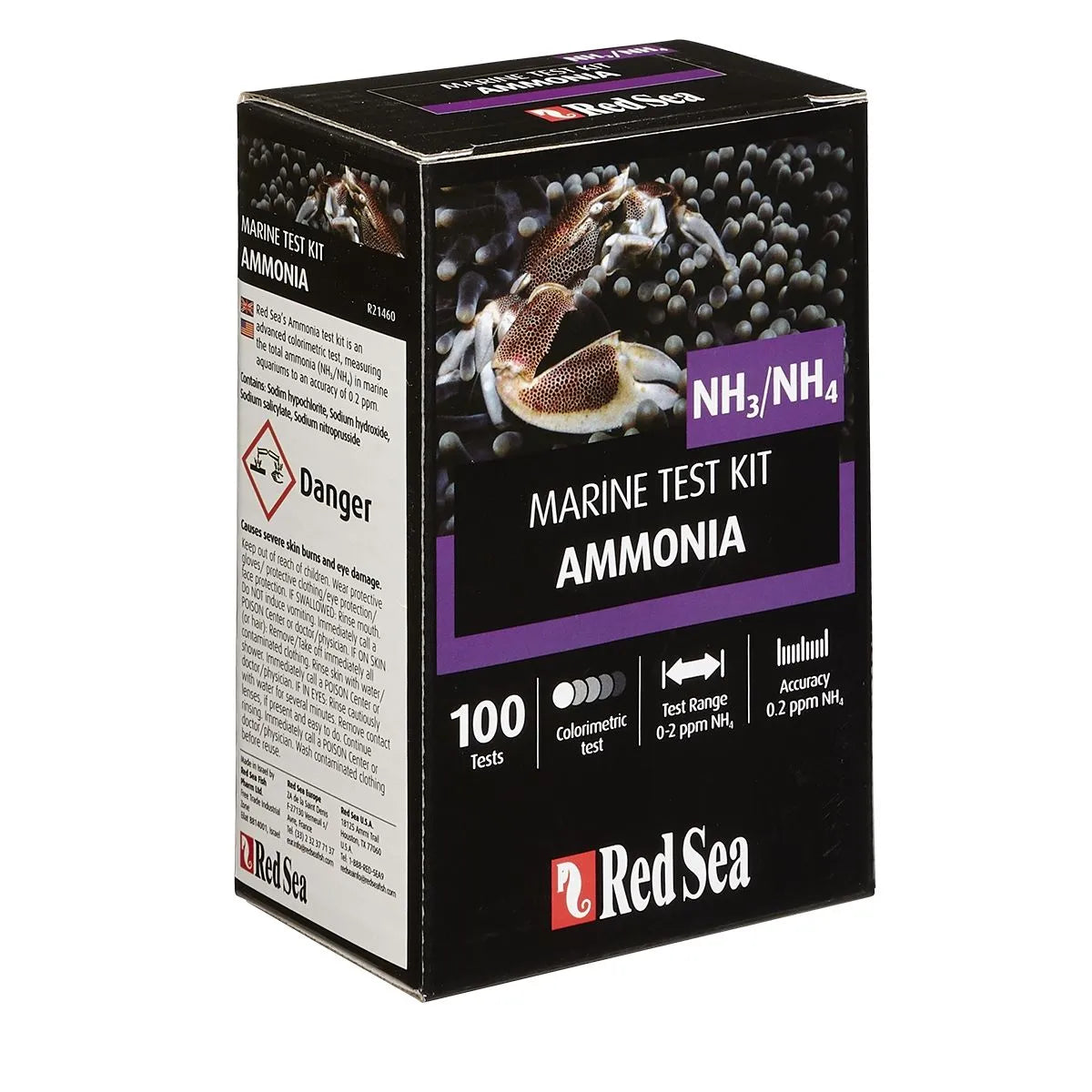 Ammonia Test Kit (100 testes) / Red Sea