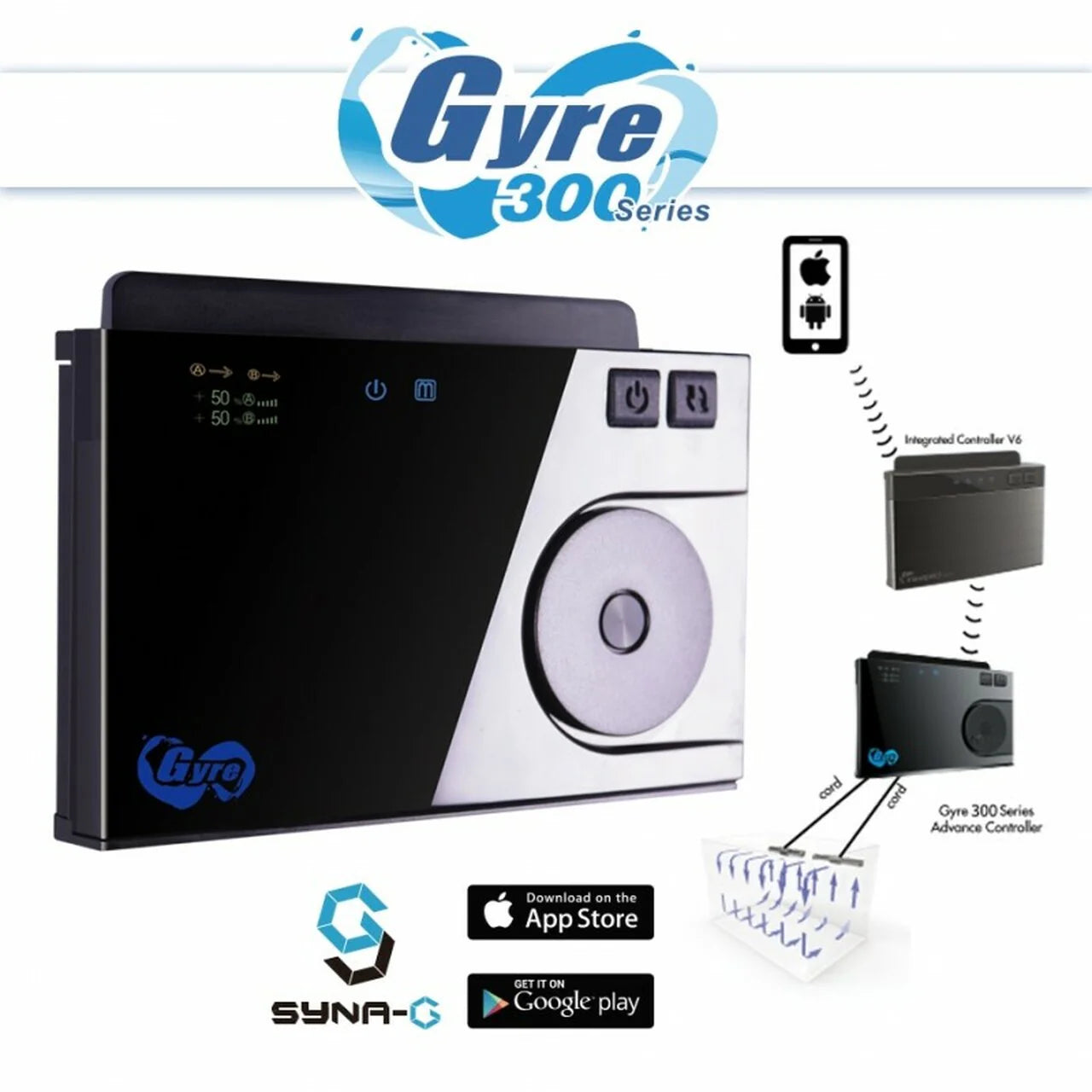 Bombas de Circulação Gyre XF350 CE (2 unidades) Wifi 52w 20000lh / Maxspect