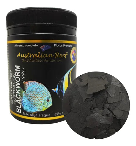 Australian Blackworm Flakes 45g / Australian Reef