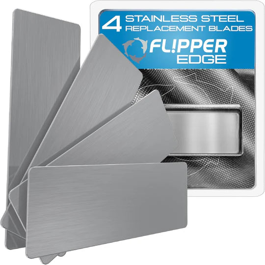 Lâminas de Reposição Inox Standard Edge 4un / Flipper