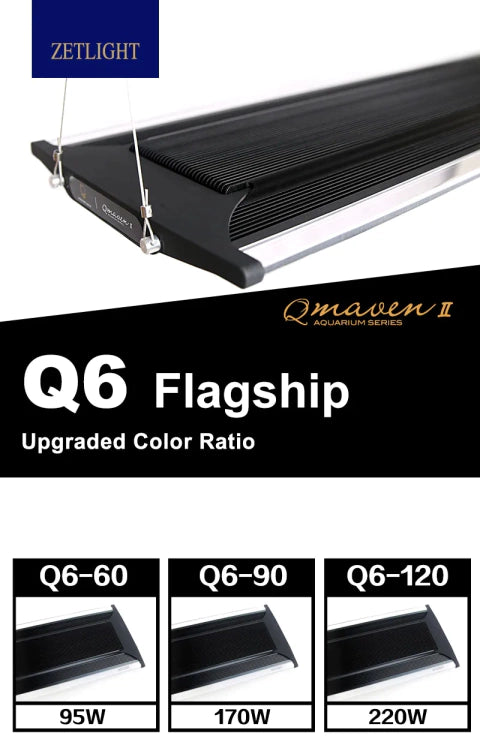 Luminária QMAVEM II Q6-120 220w Wifi / Zetlight