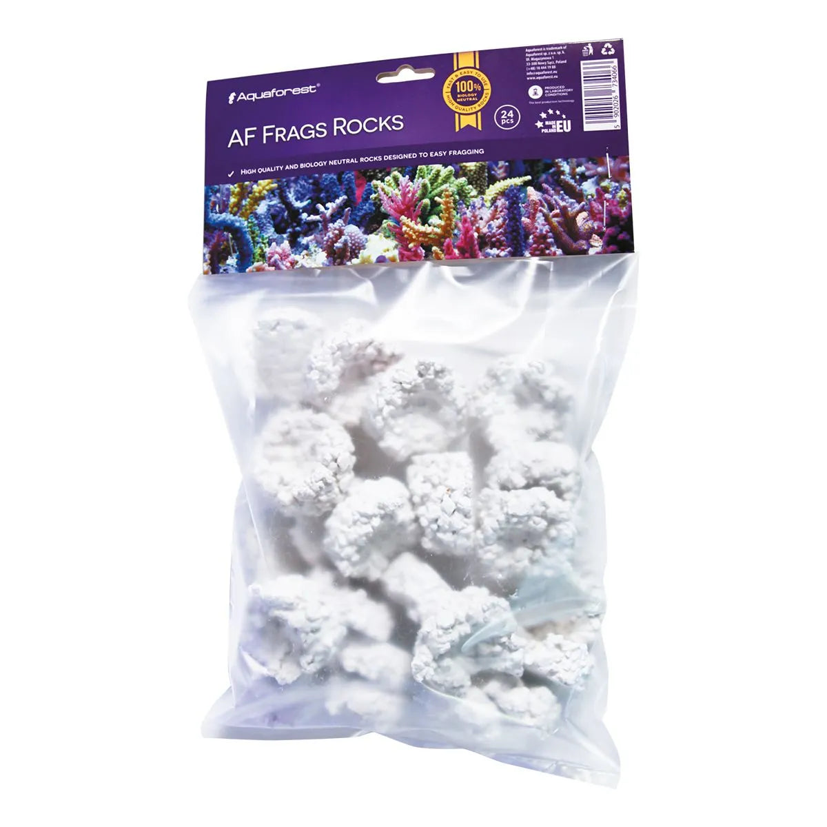 AF Frag Rocks - White (24 unidades) / Aquaforest