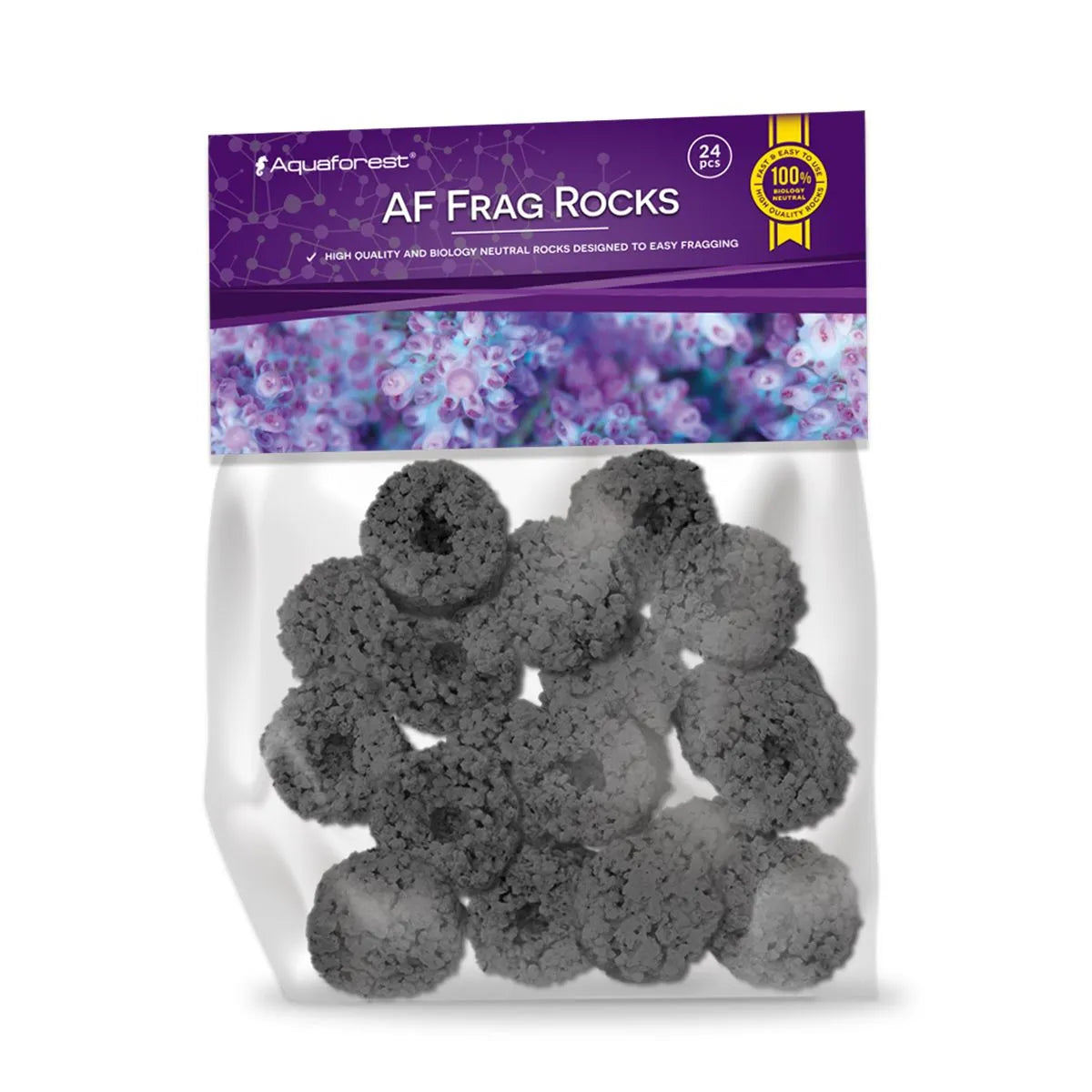 AF Frag Rocks - Black (24 unidades) / Aqauforest