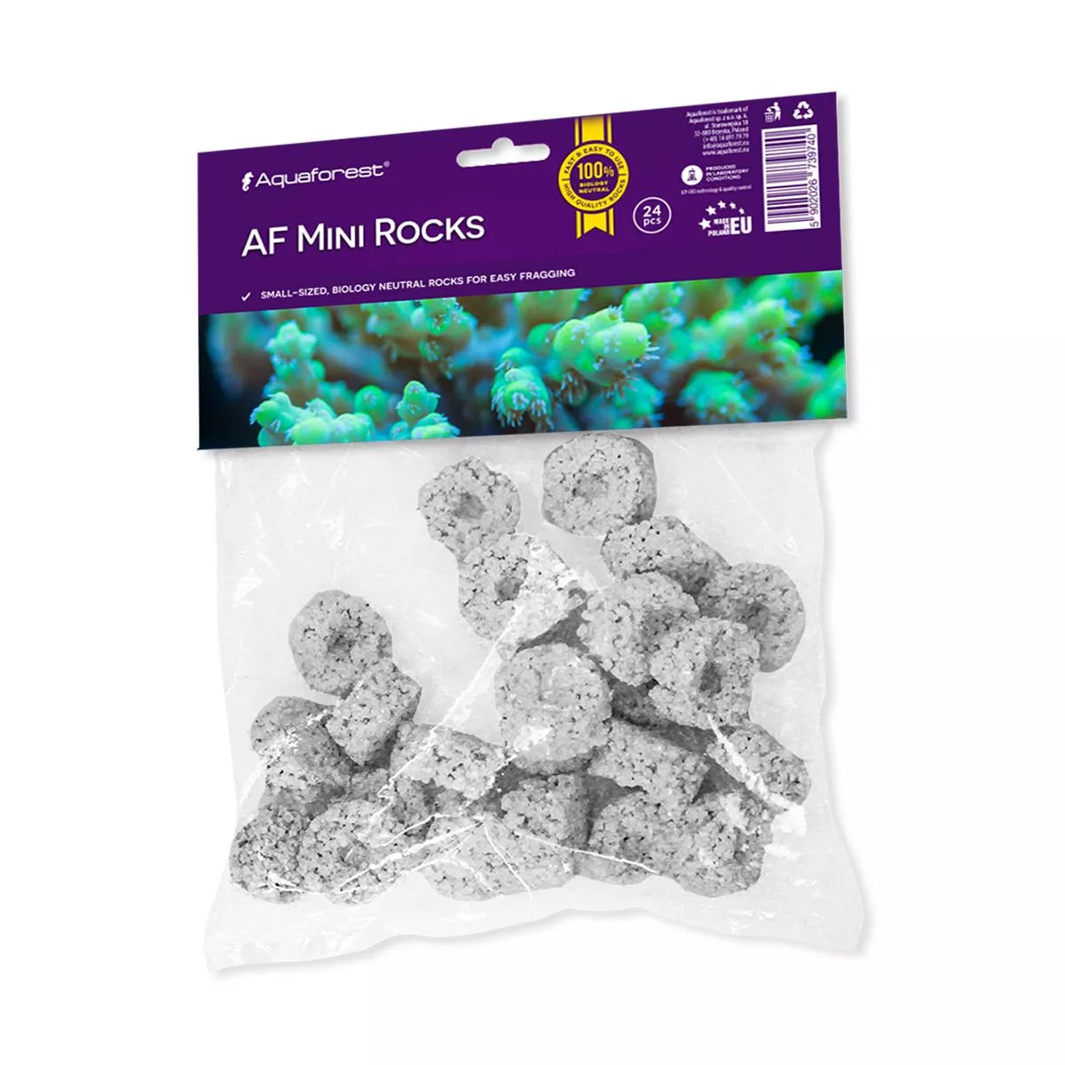 AF Mini Rocks - White (24 unidades) / Aquaforest
