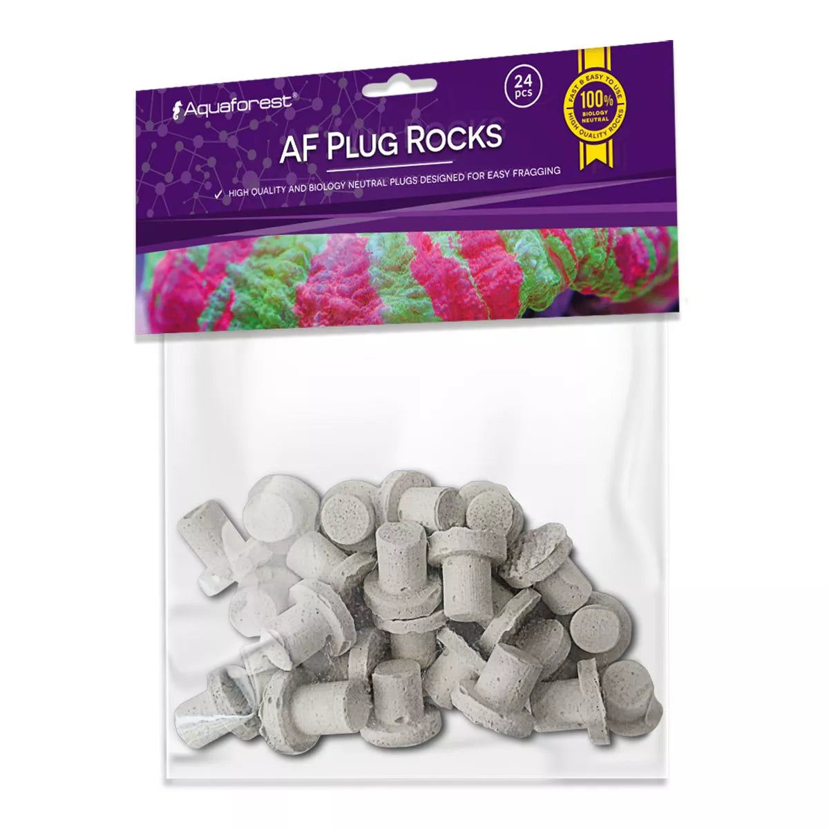 AF Plug Rocks - White (24 unidades) / Aquaforest