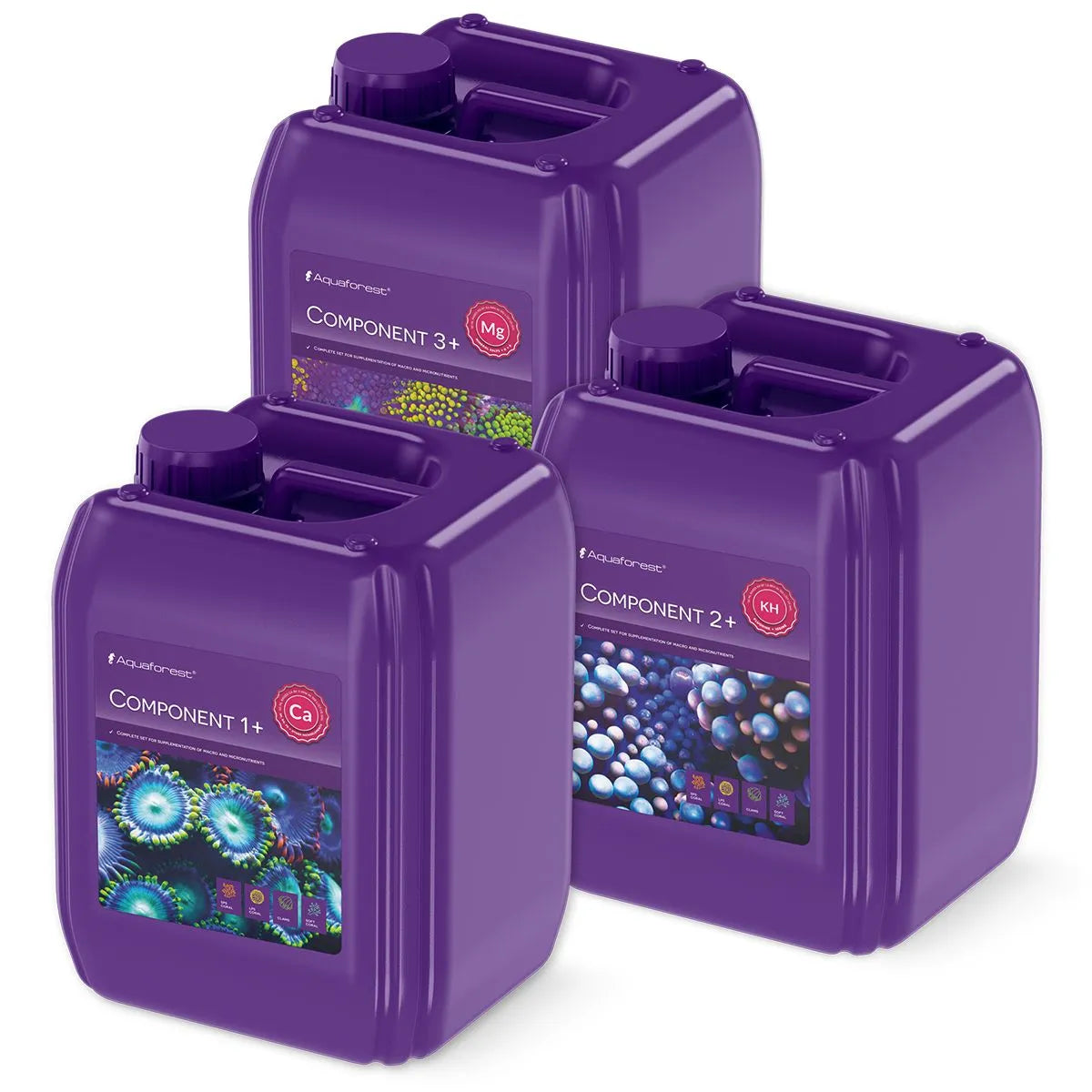 Component 1+2+3+ 3x 5L / Aquaforest