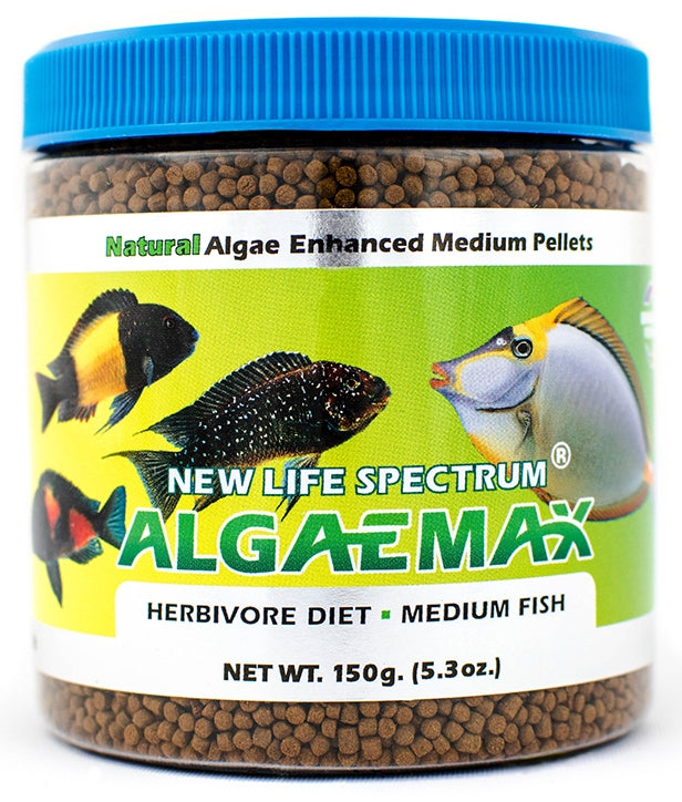 AlgaeMax Medium Pellets (2mm-2,5mm) 150g / New Life Spectrum