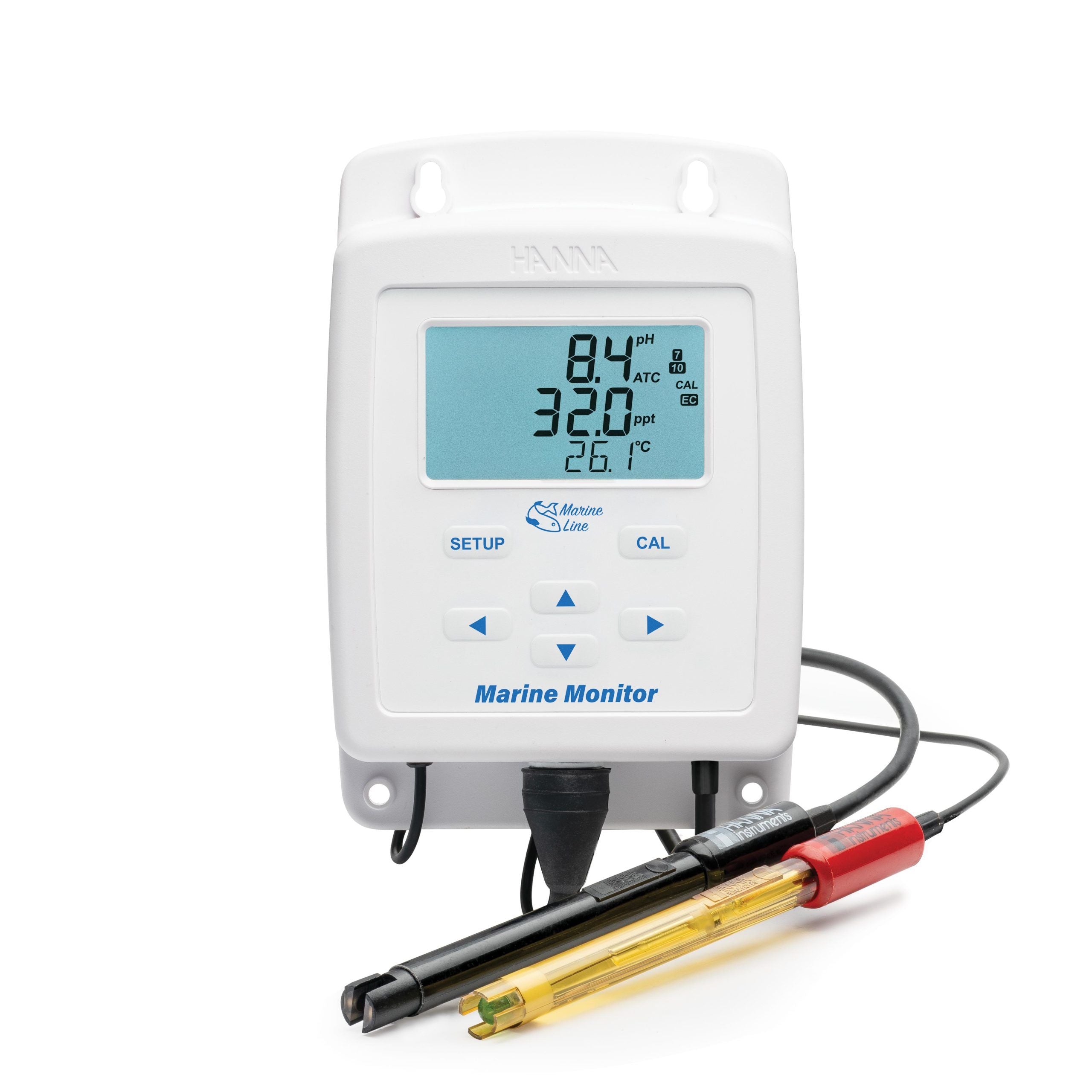 Marine Monitor para pH / Salinidade / Temperatura HI981520-02 / Hanna Instruments