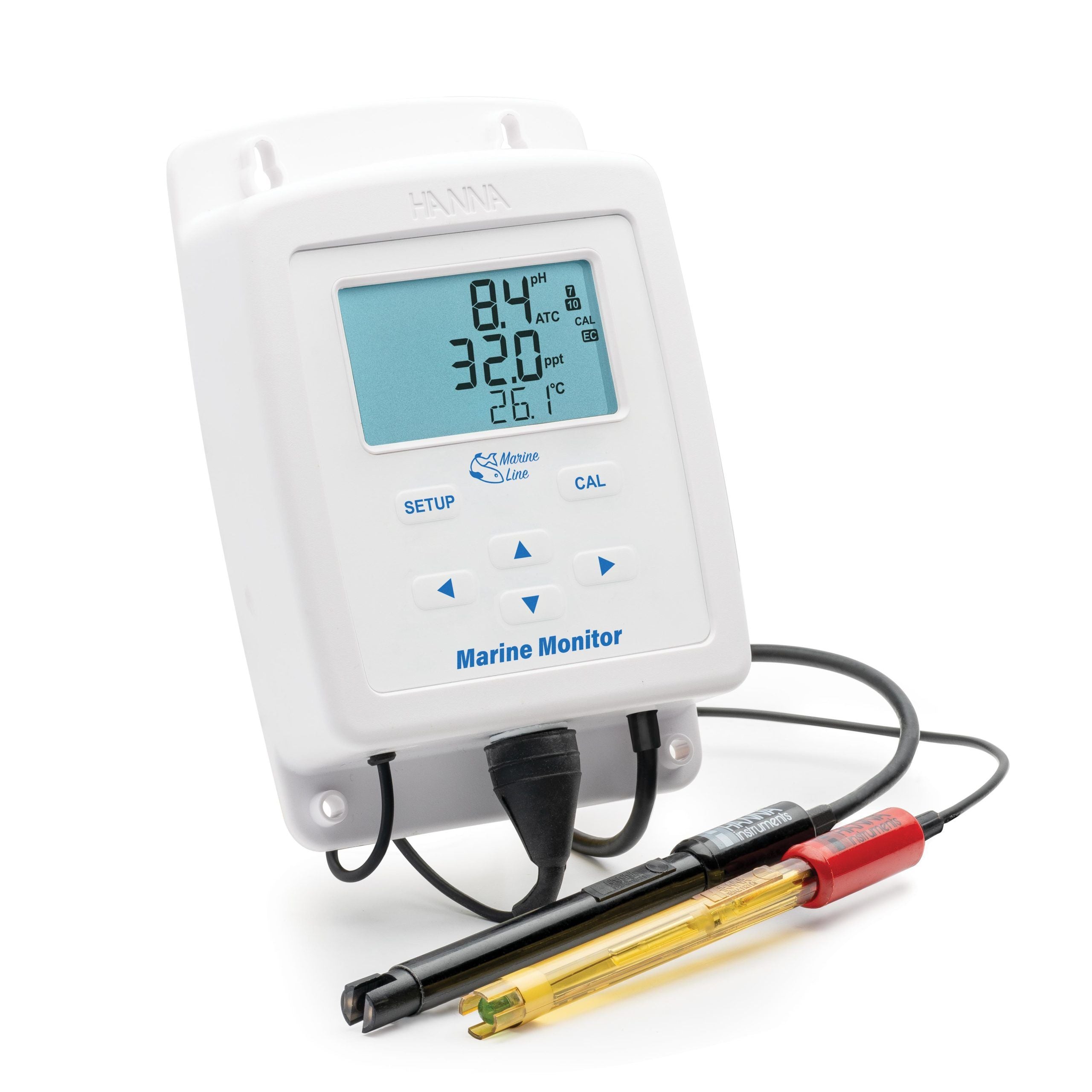Marine Monitor para pH / Salinidade / Temperatura HI981520-02 / Hanna Instruments