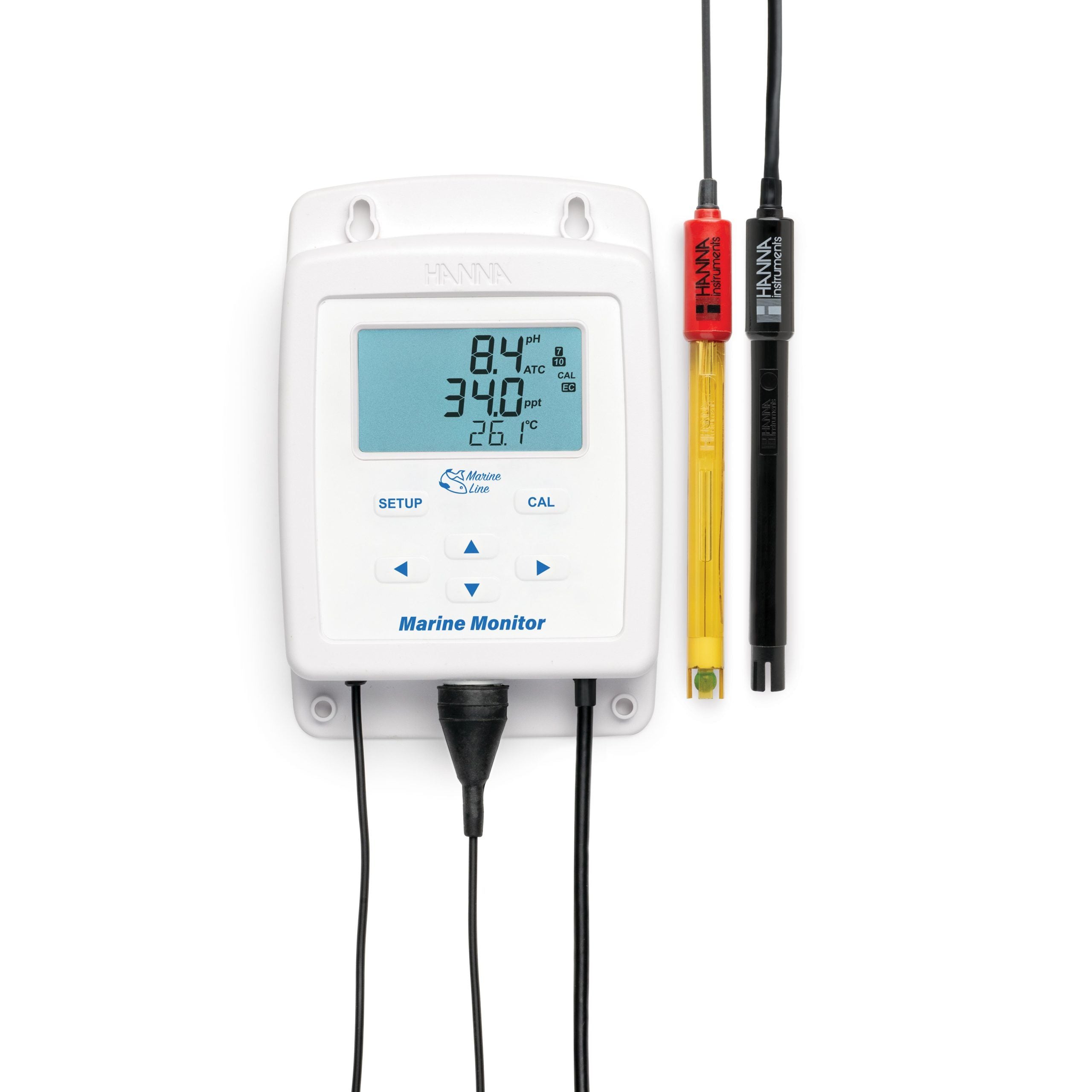 Marine Monitor para pH / Salinidade / Temperatura HI981520-02 / Hanna Instruments