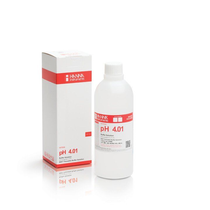 Solução de Calibração de pH 4.01 (500mL) HI7004L / Hanna Instruments