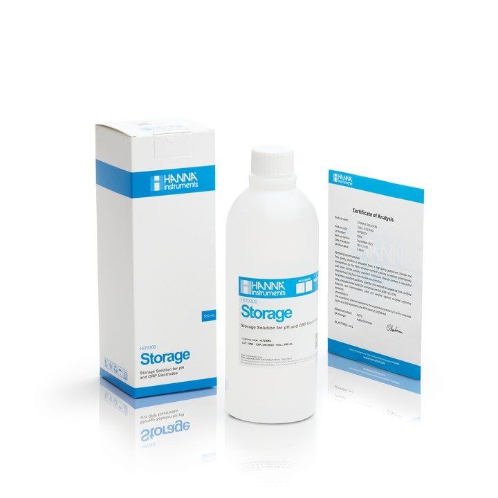 Solução de armazenamento para Eletrodo de pH & ORP (500ml) HI70300L / Hanna Instruments