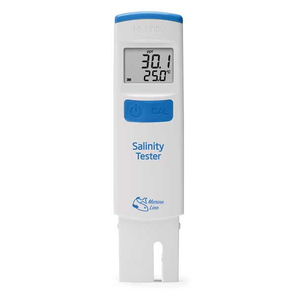 Medidor de Bolso à Prova d’Água para Salinidade Marinha HI98319 / Hanna Instruments