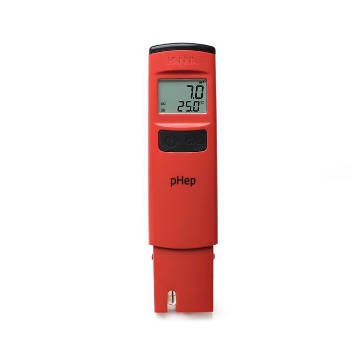 pHmetro de bolso pHep com sensor de temperatura HI98107 / Hanna Instruments
