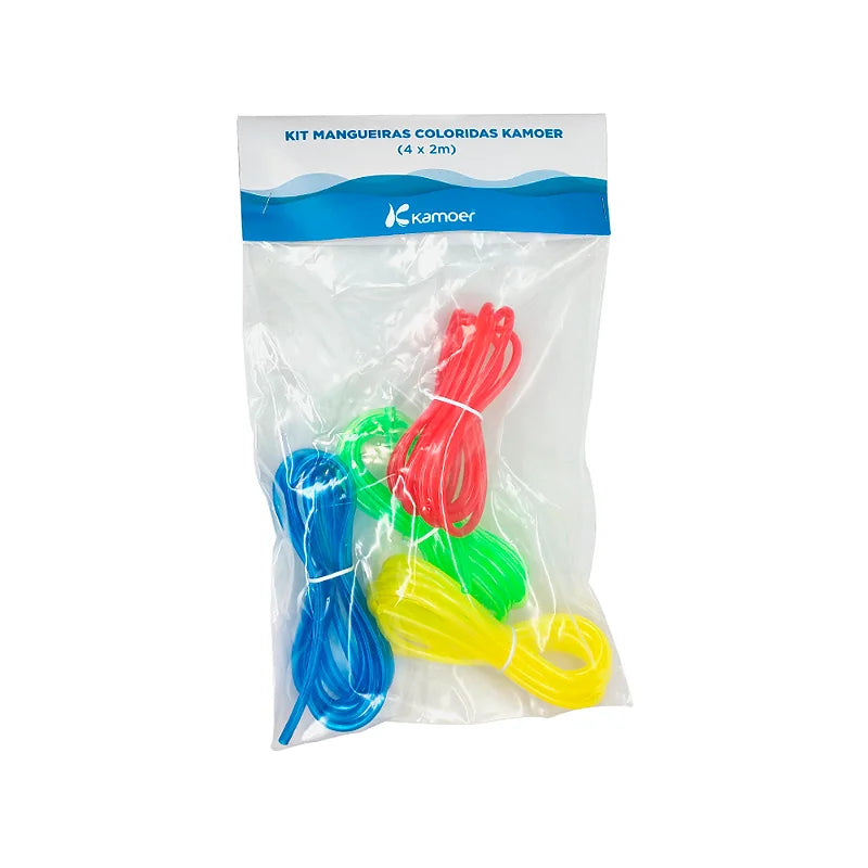 Kit de Mangueiras Coloridas 2m (4 unidades) / Kamoer